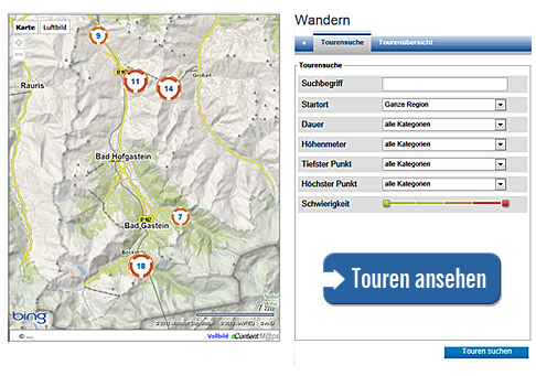 Wandertouren in Gastein